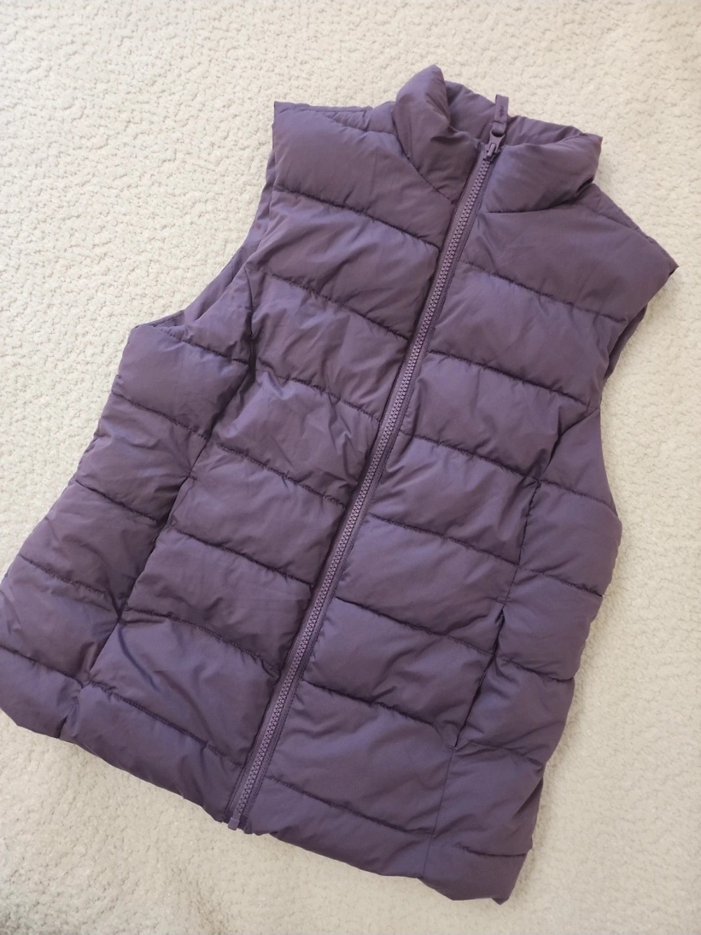 dip Lavender Quilted Puffer Vest - Women's Sleeveless Jacket